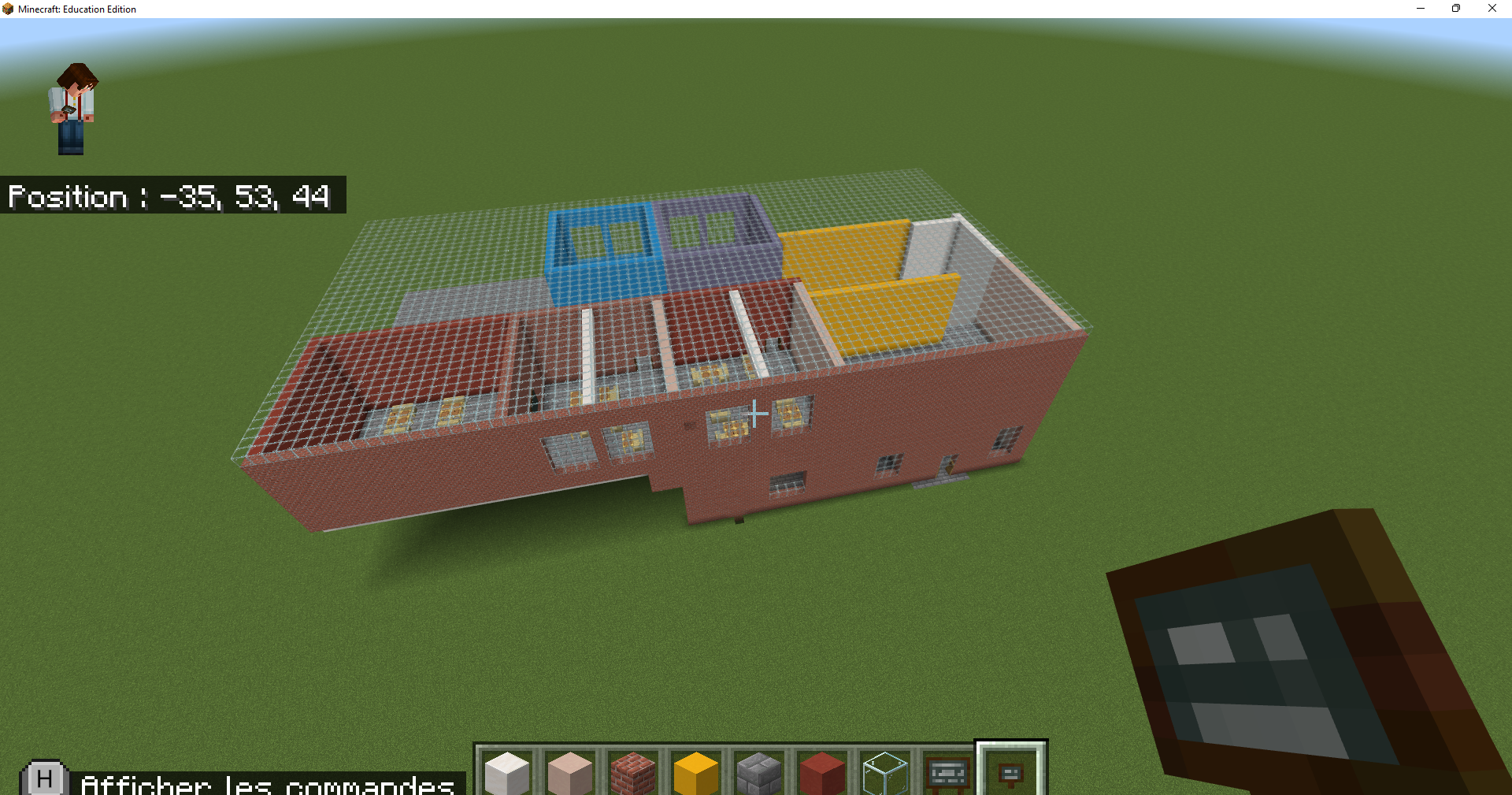 Maquette école – étape 3