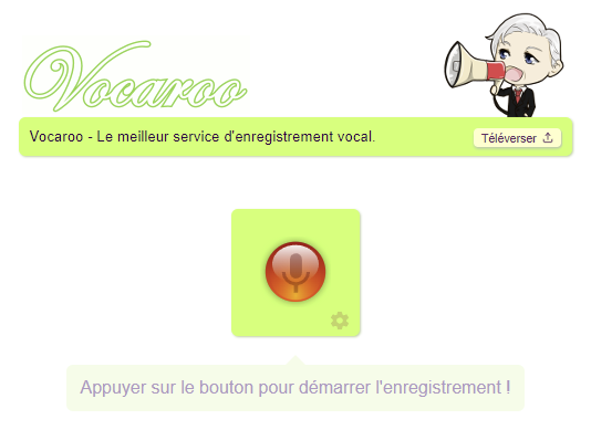 Vocaroo : un enregistreur vocal en ligne